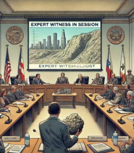 City Government News for expert witness geologist 